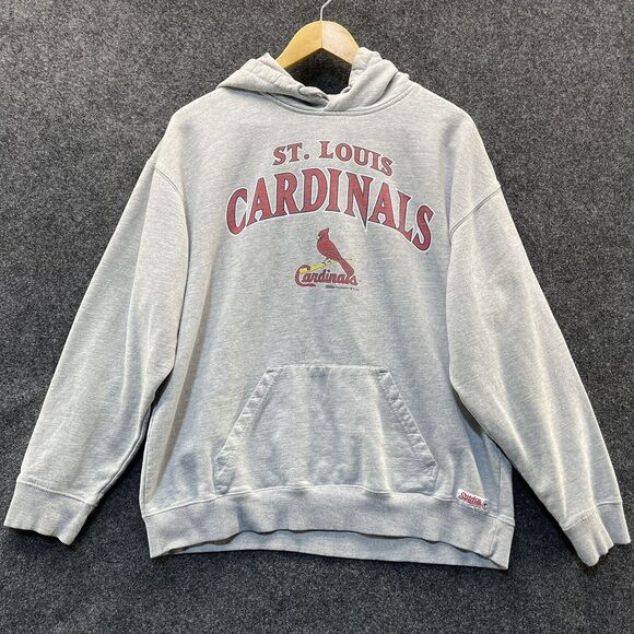 Stitches St Louis Cardinals Hoodie Sweatshirt Pullover Men's XL MLB Baseball - Picture 1 of 9